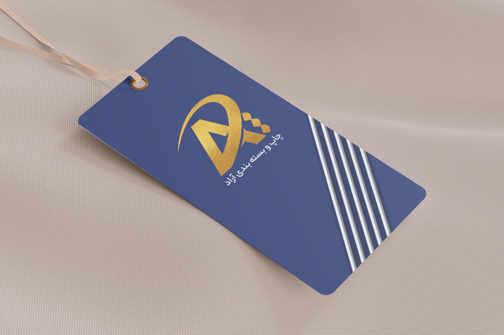 اتیکت لمینت برجسته طلاکوب